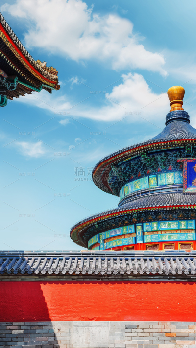 建筑系列通用实景故宫一角图片