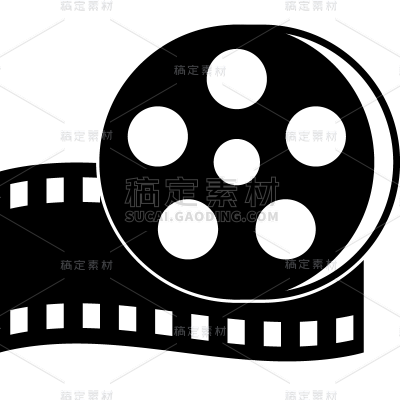 常规系列黑色矢量摄影机图标通用元素素材