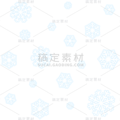 气象系列发光渐变插画雪晶飘落