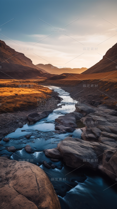 自然河滩