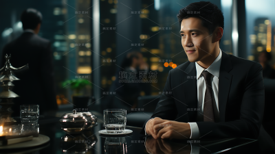 商务企业文化人物人像