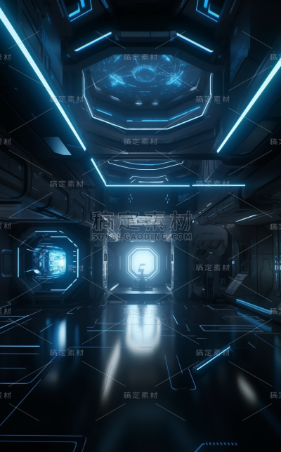 机械感创意科幻科技背景