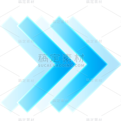 通用科技双层科技箭头元素