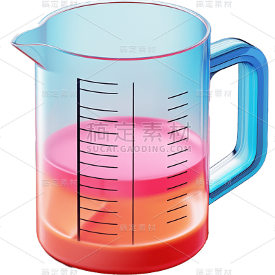 3D三维立体医疗量杯