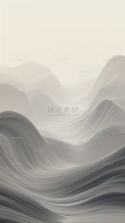 通用中国风3D中式山水背景素材