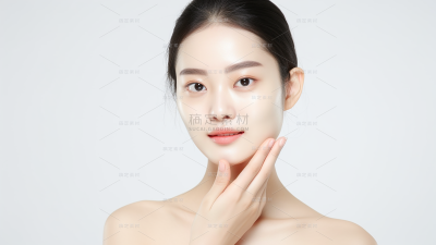 美容护肤模特人像图片