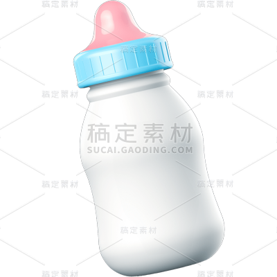 立体风奶瓶贴纸
