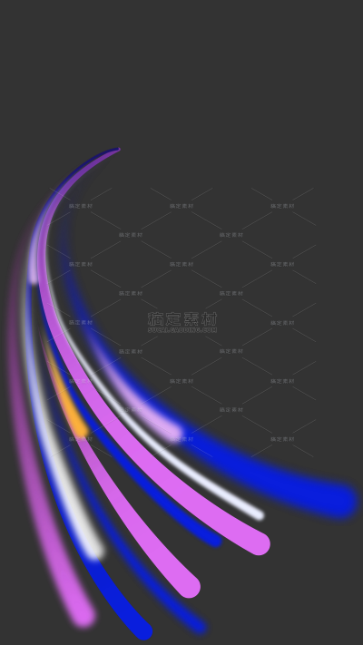 科技风系列科技感彩色几何动态弯曲放射线组