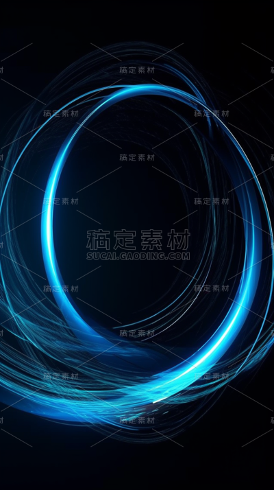 波浪线条曲线科技感背景