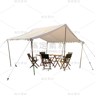 实景露营户外野餐帐篷元素素材