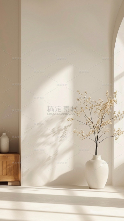 背景通用暖色调简约家具背景场景图片素材