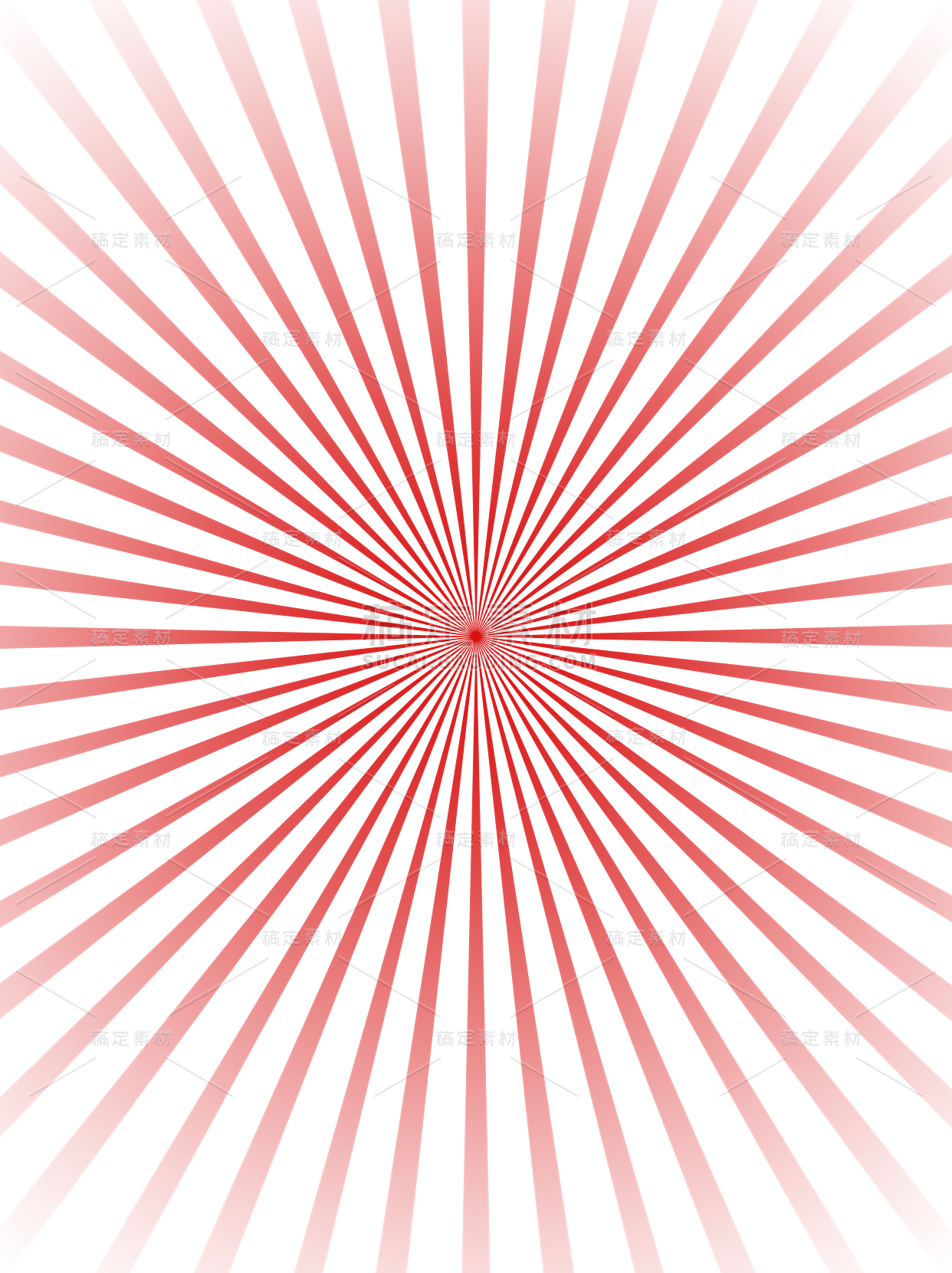 常规红色放射线背景素材