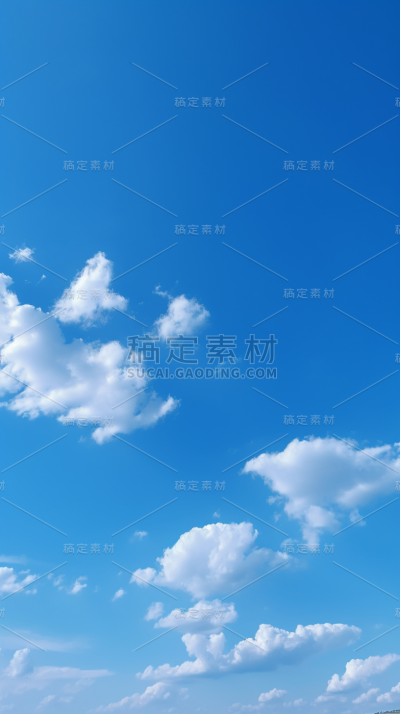 蓝天白云天空