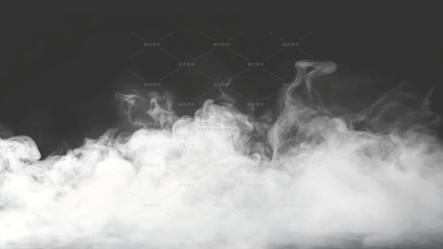 特效系列写实风白色厚重烟雾元素（td）