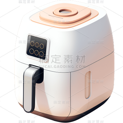 立体空气炸锅贴纸