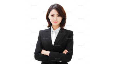 金融女性模特人像图片