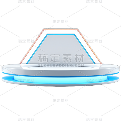 3D彩色展台贴纸