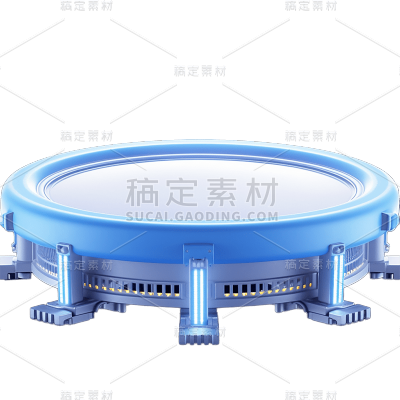 立体风科技展台贴纸