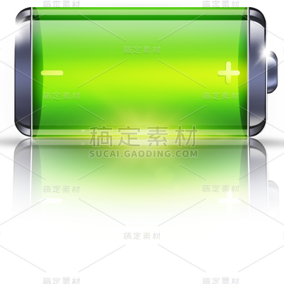 常规通用绿色能源电池元素素材
