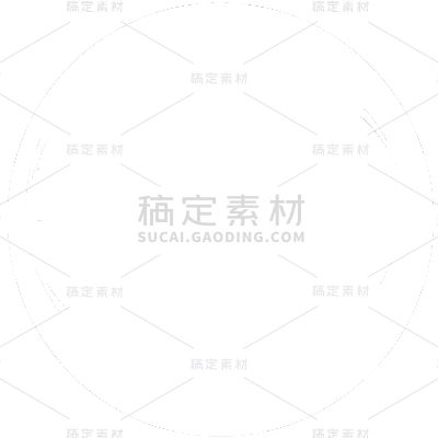 通用白色透明圆形气泡元素贴纸