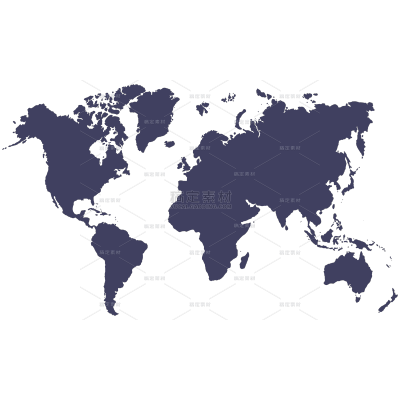 科技风世界地图元素（td）