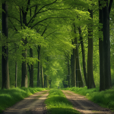insMind Outdoor Background Woods Road