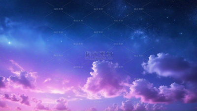 风光通用实景横板晚霞天空背景图片素材