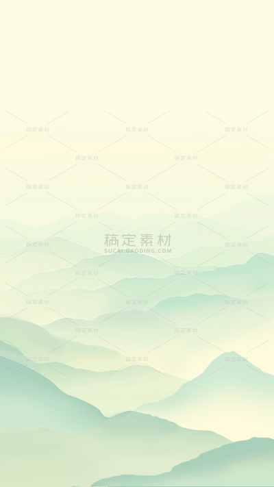 中国风通用抽象渐变山背景图片素材