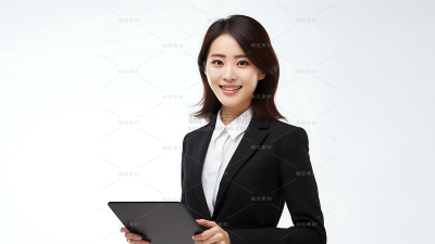 金融女性模特人像图片