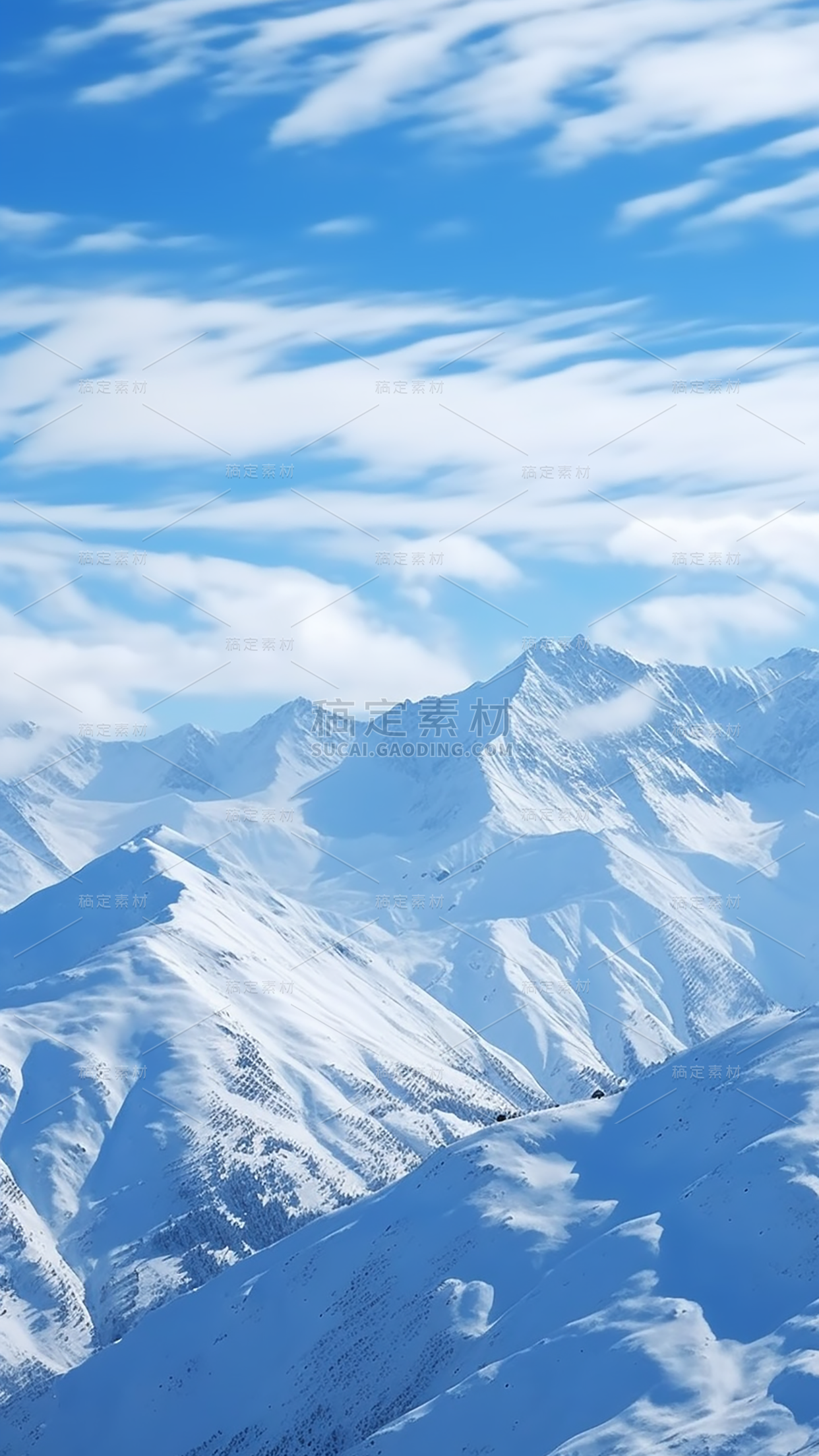 冬天冬季冬日雪山雪景风景场景背景