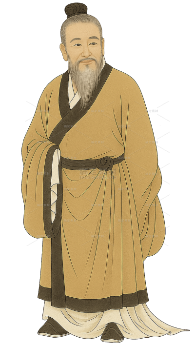 中国风系列古代水墨工笔画人物
