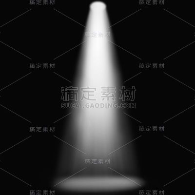 特效通用白色光束投影元素素材