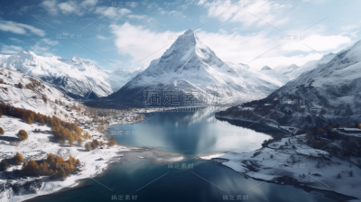 冰川雪山风景景观壁纸