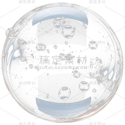 透明彩色气泡贴纸