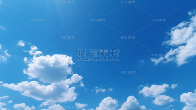 蓝天白云天空