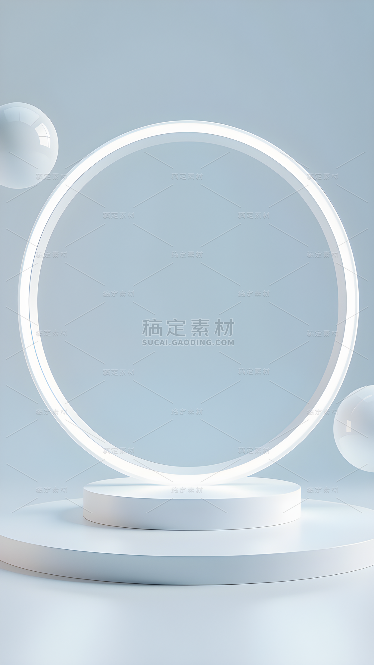科技风系列2光泽感灰白色几何背景