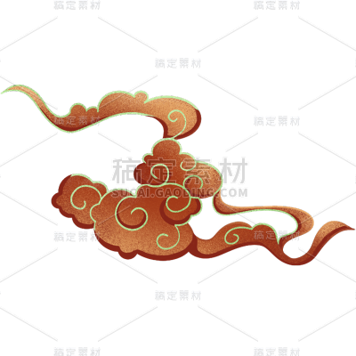 通用中国风中式敦煌云朵元素素材