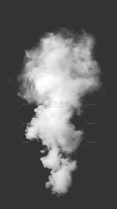 特效系列动态感白色烟雾元素（td）