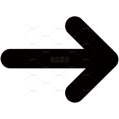 图标系列装饰系列黑色简约风箭头图标元素（td）
