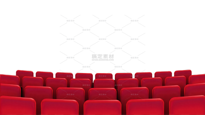 文娱系列3D红色电影院座位元素（td）