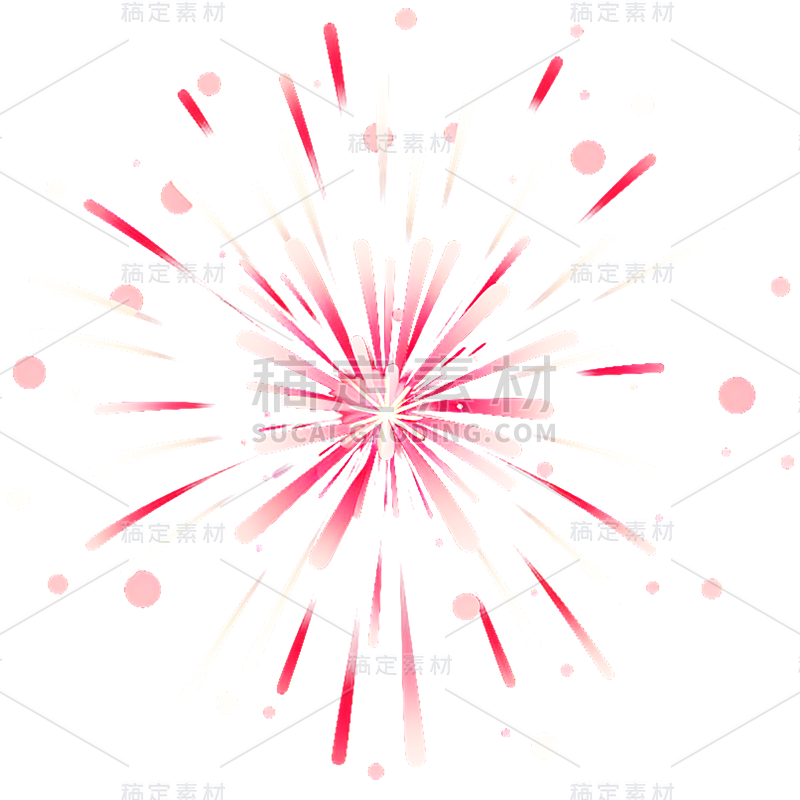 彩色烟花静态贴纸