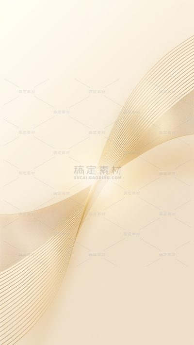 背景通用金色曲线光效背景图片素材