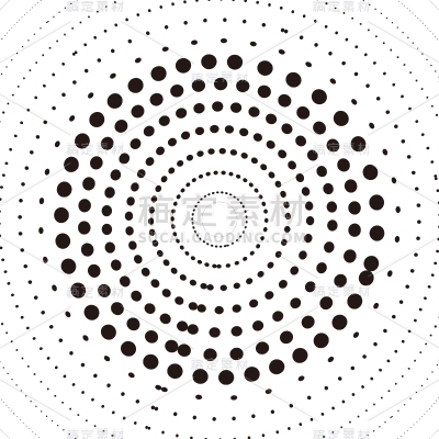 通用-波点圈元素贴纸几何系列