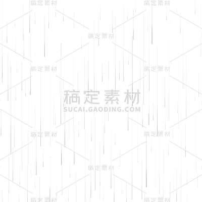 气象系列手绘细长雨滴竖直落下