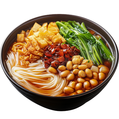 美食写实螺蛳粉