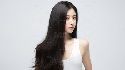 美发广告模特人像图片