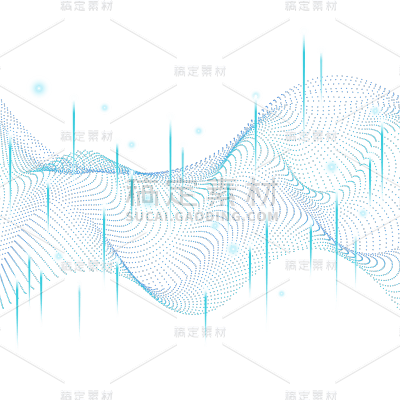 通用科技风科技线条光效线条元素