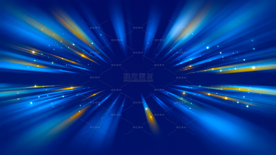 特效系列速度感蓝色线条光效背景（td）