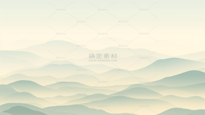 常规系列日式配色渐变山通用背景素材