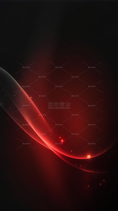 科技风系列光影感红色光点抽象线条背景（td）